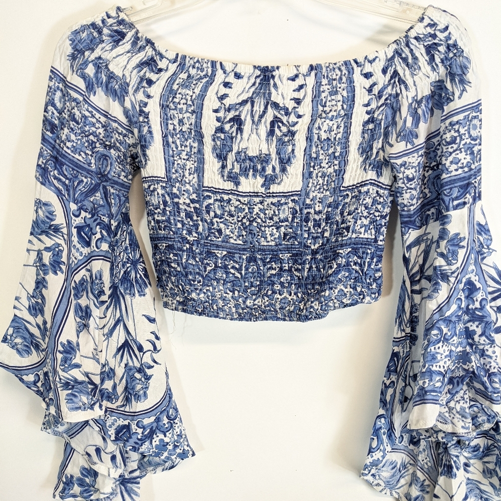 LF Three Days Grace off shoulder crop top - Picture 2 of 8